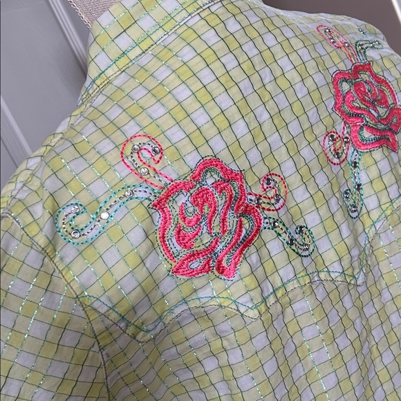 Rock 47 by Wrangler Western Pearl Button Down Snap Shirt - Picture 2 of 10